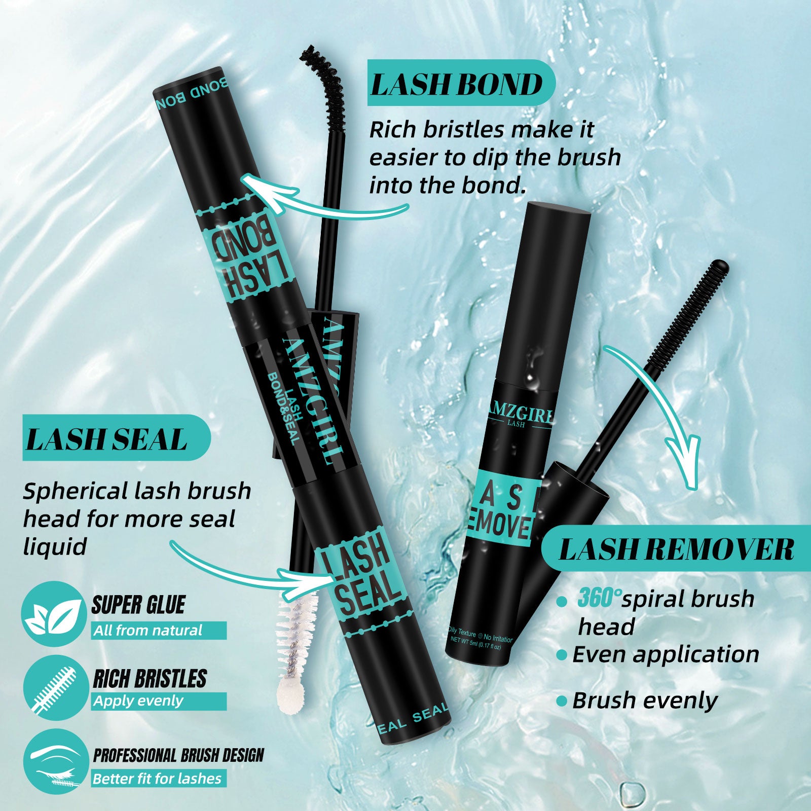 AMZGIRL 3040D Lash Extension Kit  320Pcs